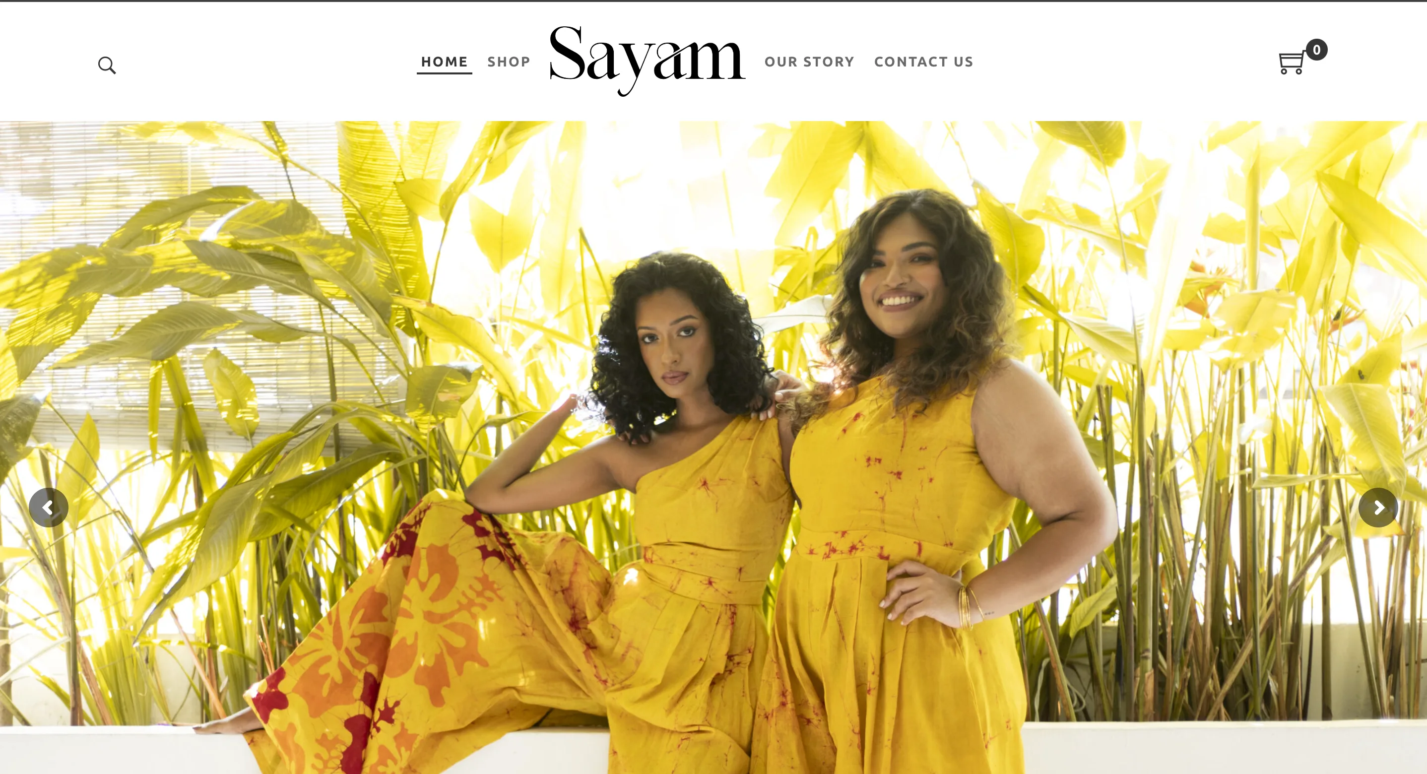 Sayam website screenshot